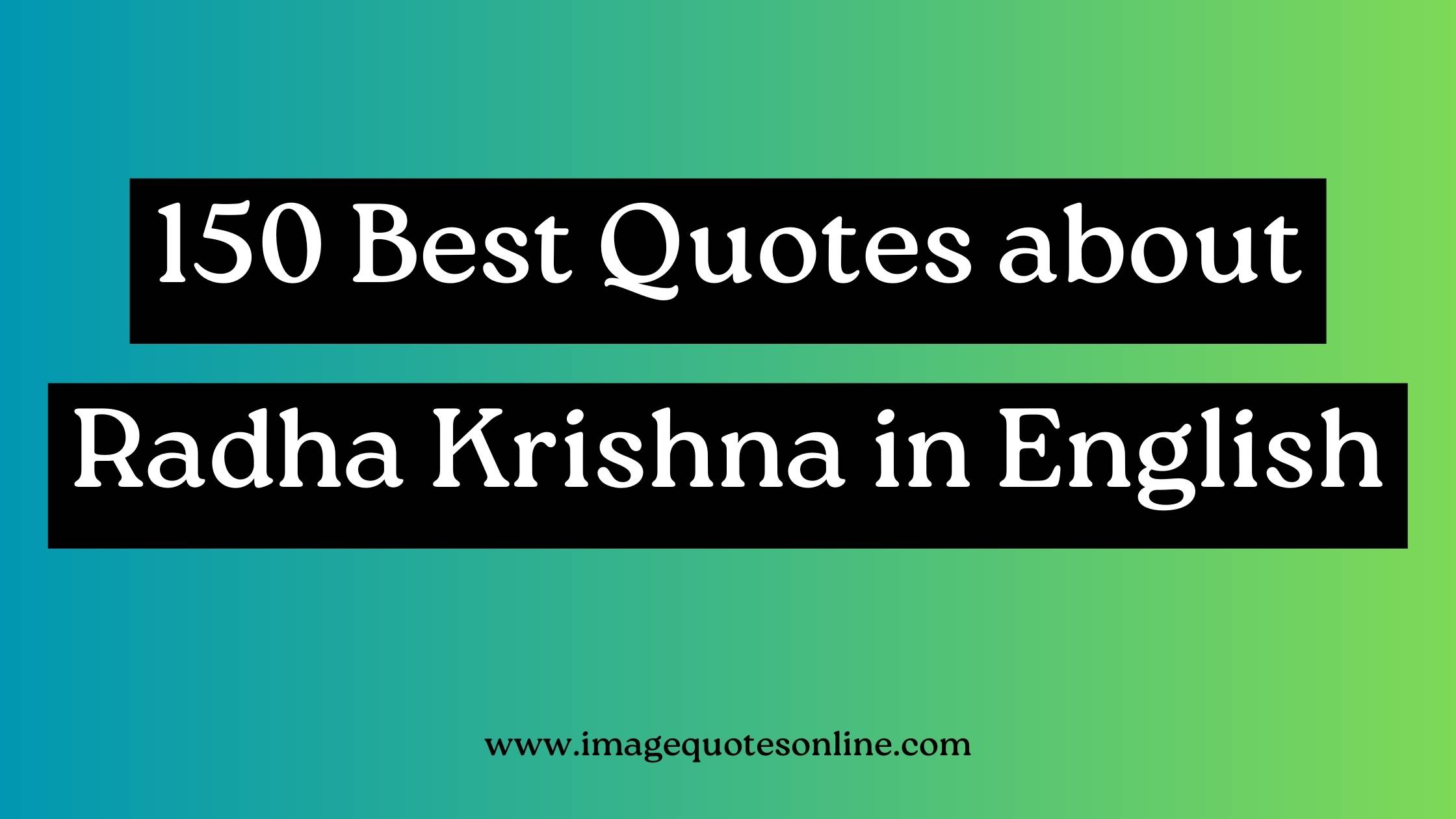 radha krishna quotes in english